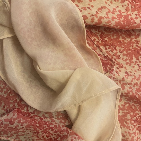 Express Orange Ruffle Blouse - Picture 7 of 7